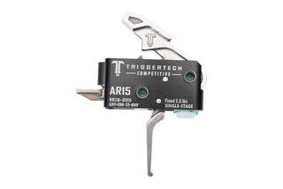 TriggerTech AR-15 Single-Stage Competitive Trigger features a flat stainless level